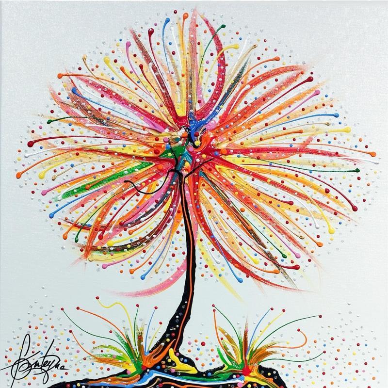 Painting Un arbre à Marseille  by Fonteyne David | Painting Figurative Nature Acrylic