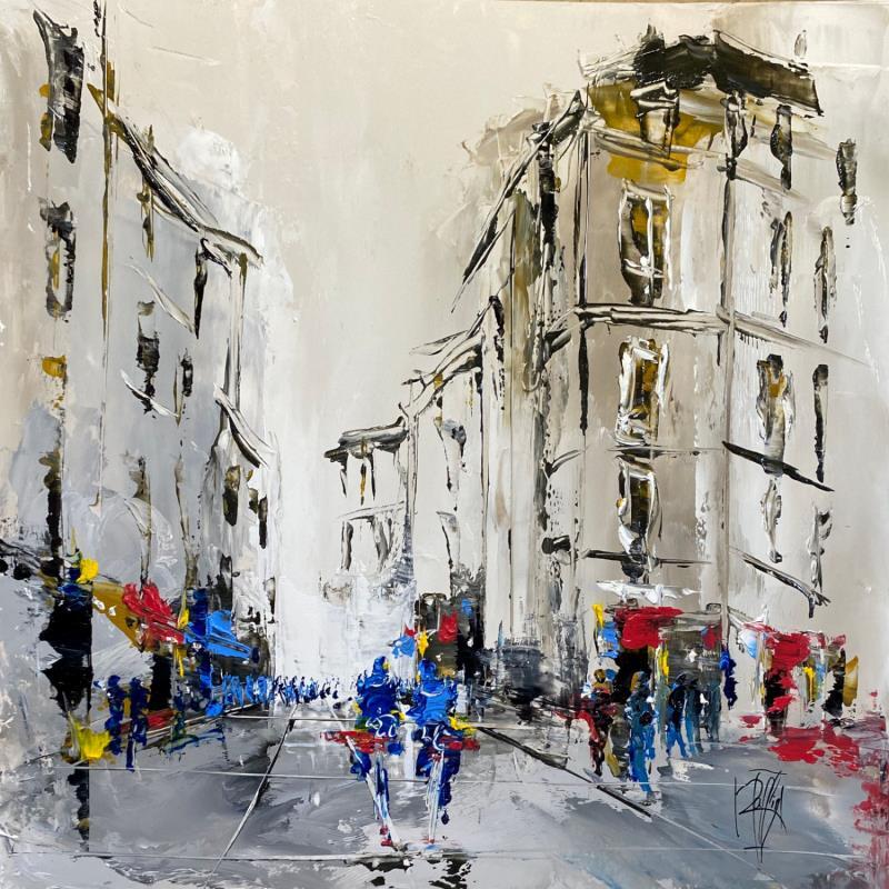 Painting Un samedi après-midi by Raffin Christian | Painting Figurative Urban Oil