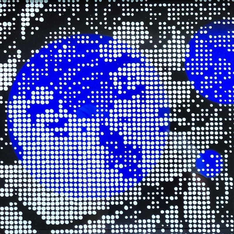 Skulptur CAT3 Baiser ROY von Wawapod | Skulptur Pop-Art Pop-Ikonen Acryl Posca