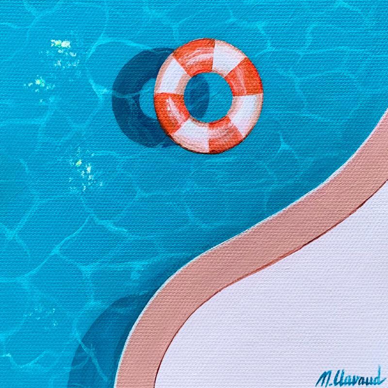 Painting SANTA MONCIA by Clavaud Morgane | Painting Figurative Landscapes Life style Architecture Acrylic