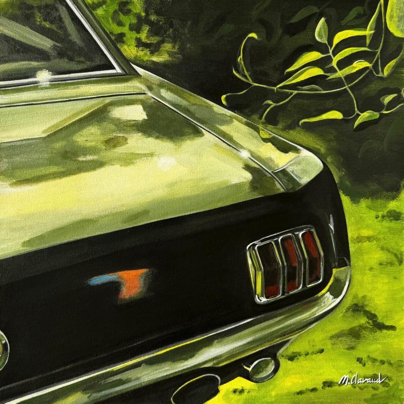 Painting HIDDEN IN GREENERY by Clavaud Morgane | Painting Figurative Landscapes Life style Still-life Acrylic