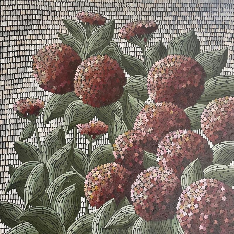 Painting Hydrangeas  by Dmitrieva Daria | Painting Impressionism Nature Acrylic