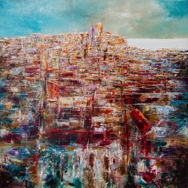 Painting Cuba by Reymond Pierre | Painting Figurative Urban Oil