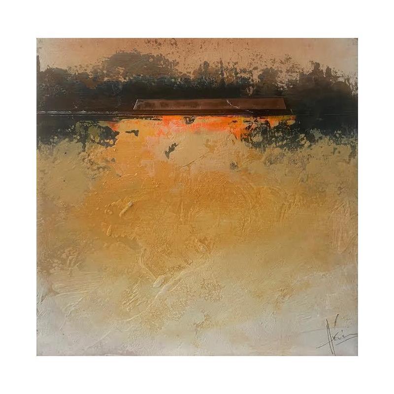 Painting Abstraction #1987 by Hévin Christian | Painting Abstract Minimalist Acrylic