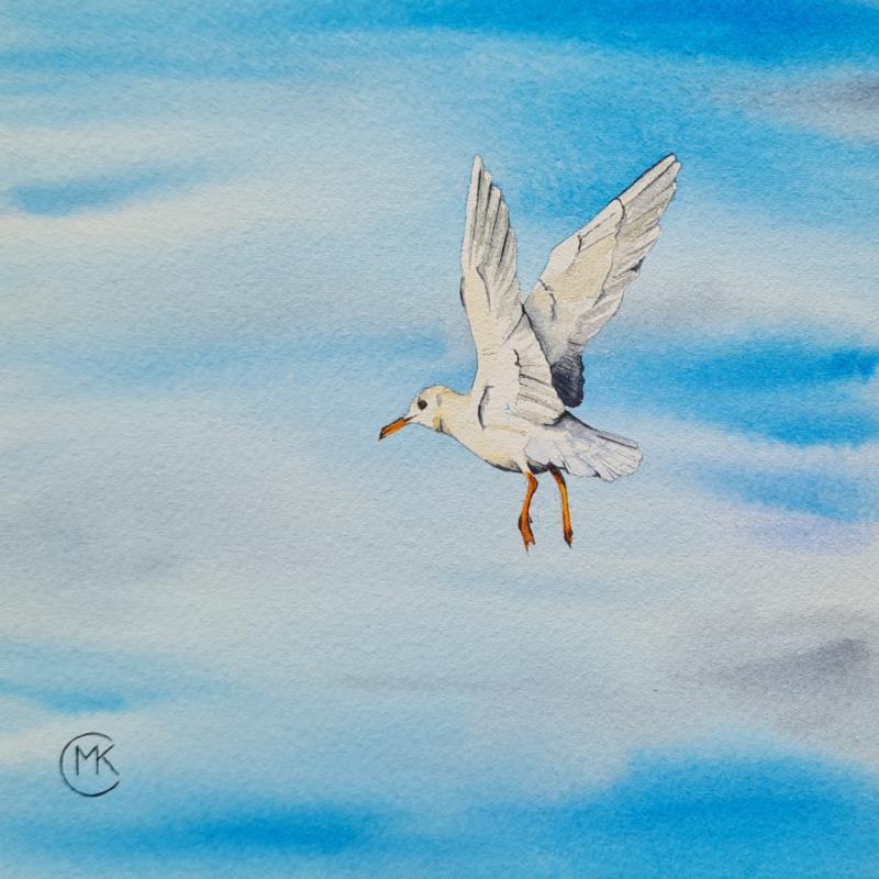 Peinture Liberté  par Kuprina Carle Maria | Tableau Figuratif Aquarelle