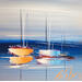 Gemälde Bel été von Munsch Eric | Gemälde Figurativ Marine Öl Acryl