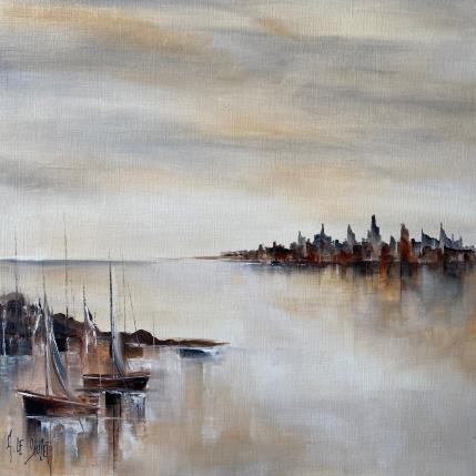 Painting Marine compo 222 by Le Diuzet Albert | Painting Figurative Oil Marine