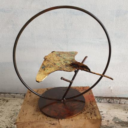 Sculpture baby raie par Eres Nicolas | Sculpture Figuratif Métal Animaux