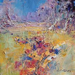 Peinture Spring  par Petras Ivica | Tableau Impressionnisme Huile Paysages