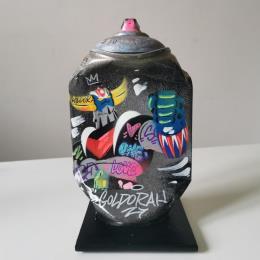 Sculpture Goldorak king one by Kedarone | Sculpture Pop-art Acrylic, Graffiti Pop icons