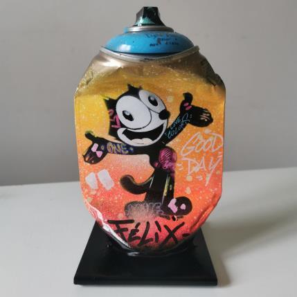 Sculpture Félix one par Lemoine Mael | Sculpture Pop-art Acrylique, Graffiti Icones Pop