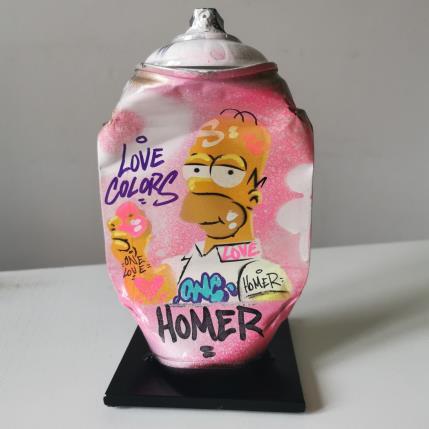 Sculpture Donut lover par Lemoine Mael | Sculpture Pop-art Acrylique, Graffiti Icones Pop