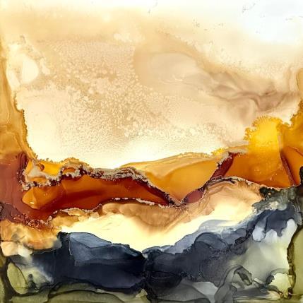 Painting F3 1714 Poésie des Dunes by Depaire Silvia | Painting Abstract Acrylic Landscapes, Minimalist