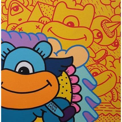 Painting Joy division four by Hank China | Painting Pop-art Acrylic, Posca Pop icons