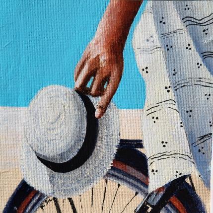 Peinture Un tour en vélo par Sie Evelyne | Tableau Figuratif Acrylique Scènes de vie
