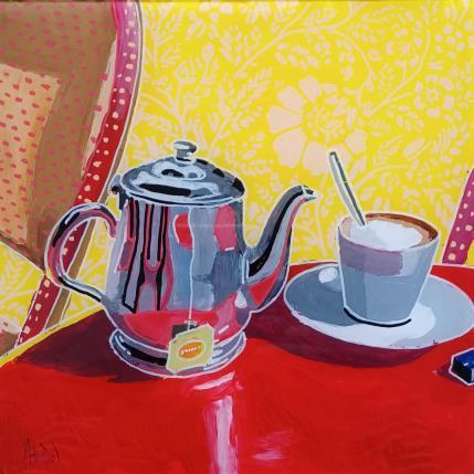 Peinture La rencontre passionnelle par Auriol Philippe | Tableau Figuratif Acrylique, Plexiglas, Posca Natures mortes