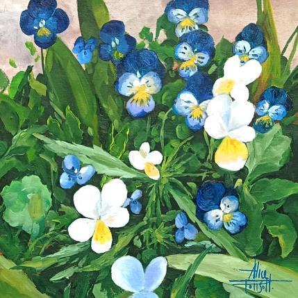 Painting Pansé by Parisotto Alice | Painting Figurative Oil Pop icons