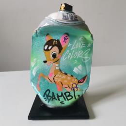 Sculpture Bambi par Lemoine Mael | Sculpture Pop-art Acrylique, Graffiti Icones Pop