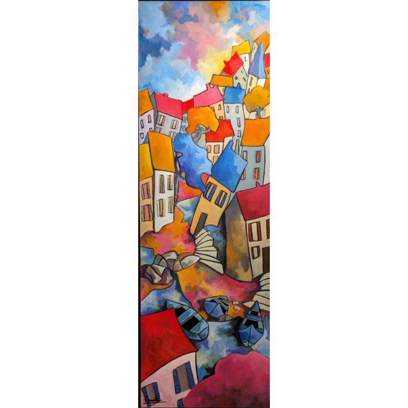 Peinture Voyage  par Fauve | Tableau Figuratif Acrylique Paysages