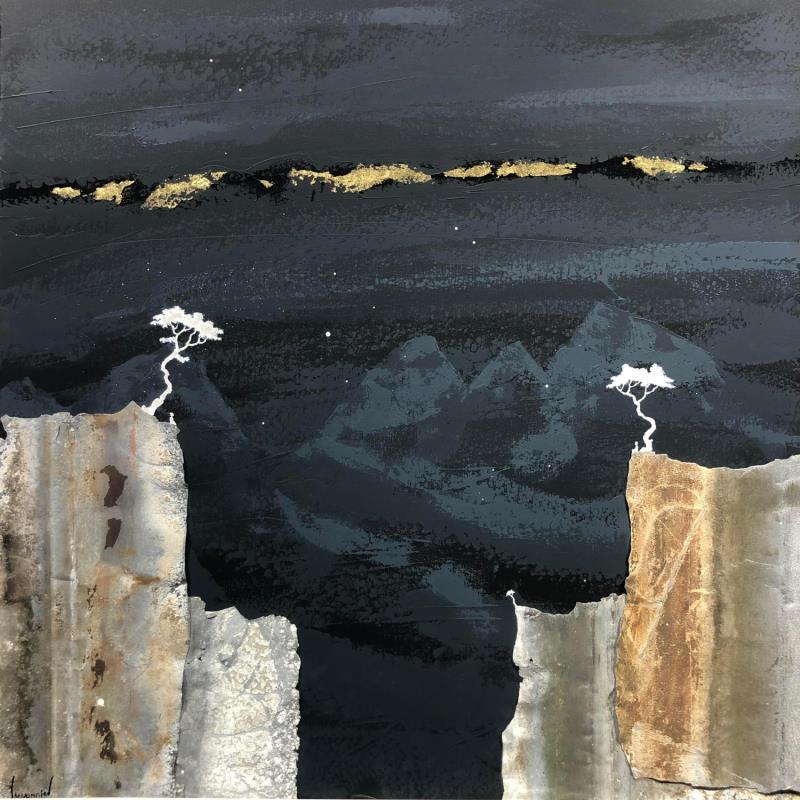 Painting Comme posé par le vent A78 by Lemonnier  | Painting Subject matter Landscapes Acrylic Zinc