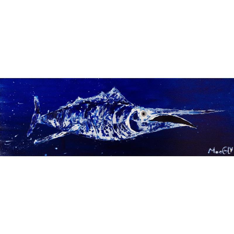 Gemälde JOVIALUS von Moogly | Gemälde Art brut Tiere Acryl Pigmente