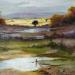 Painting Atardecer I by Cabello Ruiz Jose | Painting Impressionism Landscapes Oil