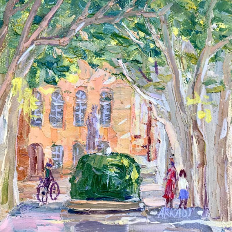 Painting La belle fontaine by Arkady | Painting Figurative Oil