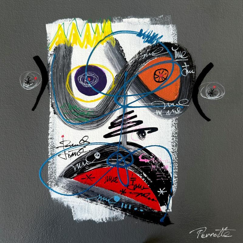 Painting POWER by Perrotte | Painting Raw art Acrylic