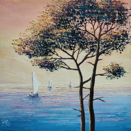 Pintura Douces chaleurs por Blandin Magali | Pintura Figurativo Aceite Iconos pop, Paisajes