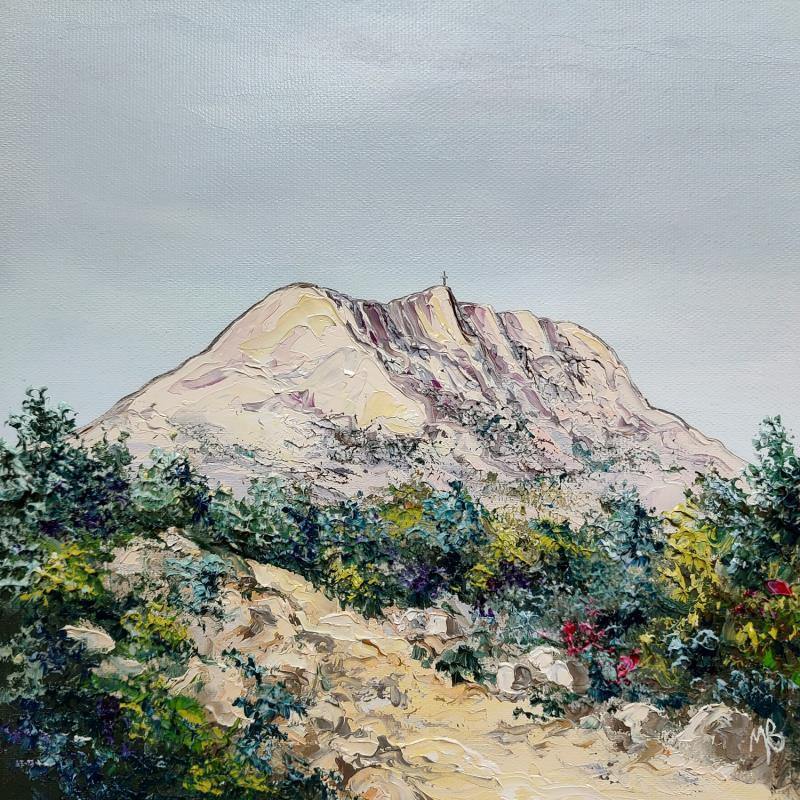 Gemälde Randonnée dominicale von Blandin Magali | Gemälde Figurativ Landschaften Öl