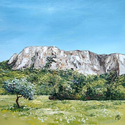 Painting Sainte Baume by Blandin Magali | Painting Figurative Oil Landscapes