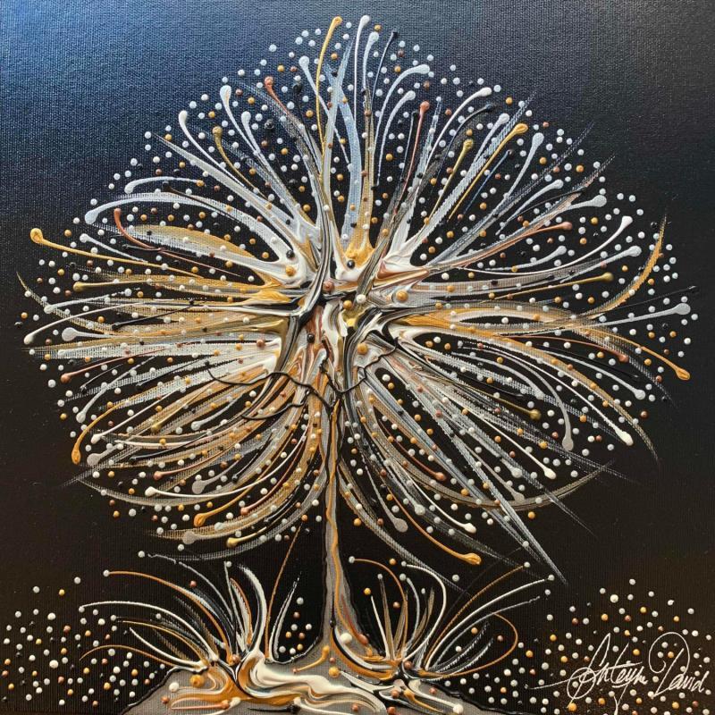 Painting Ton amour dans la nuit by Fonteyne David | Painting Figurative Society Acrylic