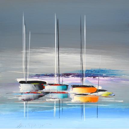Painting L'Instant Magique by Munsch Eric | Painting Figurative Acrylic, Oil Marine