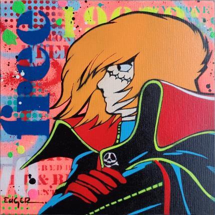 Gemälde FREE POP ALBATOR von Euger Philippe | Gemälde Pop-Art Acryl, Collage Pop-Ikonen