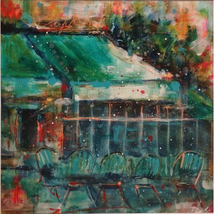 Gemälde Café Louis-Philippe von Solveiga | Gemälde  Acryl