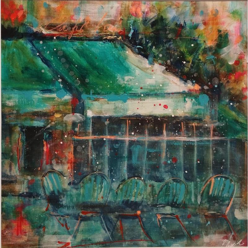 Gemälde Café Louis-Philippe von Solveiga | Gemälde Acryl