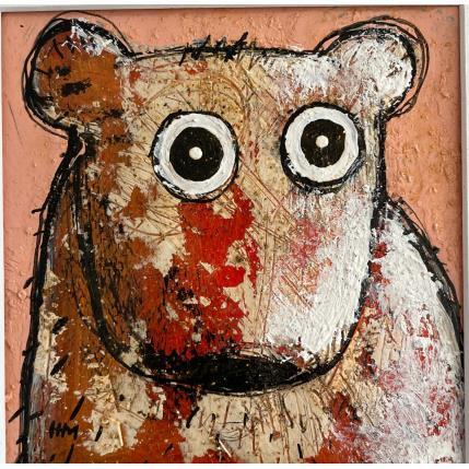 Painting Too shy! by Maury Hervé | Painting Raw art Ink, Sand Animals