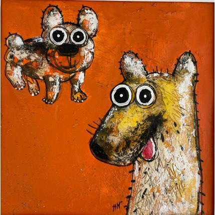 Painting Orange by Maury Hervé | Painting Raw art Ink, Sand Animals
