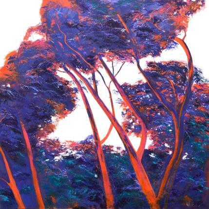 Peinture Cîmes par Fièvre Véronique | Tableau Acrylique Nature