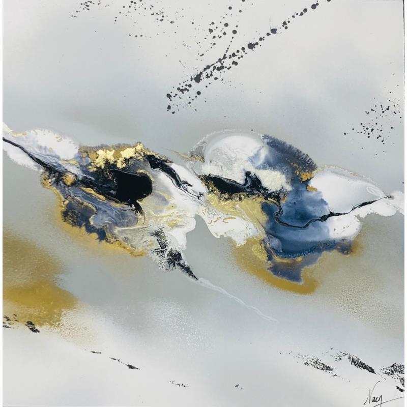 Peinture C2828 par Naen | Tableau Abstrait Acrylique Encre