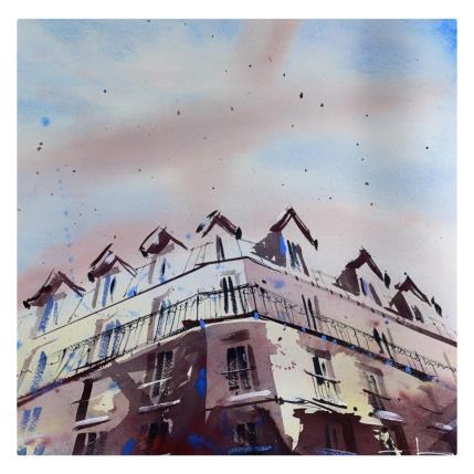 Peinture Architectures de Paris par Bailly Kévin  | Tableau Figuratif Aquarelle, Encre Architecture, Urbain