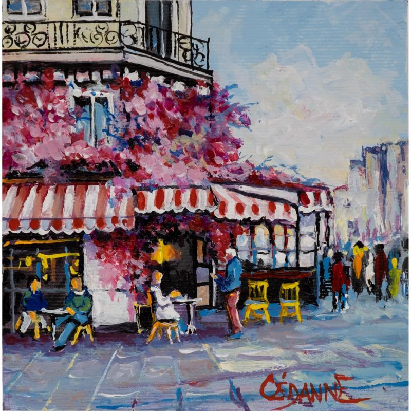 Peinture La Joconde Saint-Paul par Cédanne | Tableau Figuratif Paysages Urbain Scènes de vie Huile Acrylique
