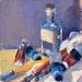 Painting Medium et couleurs  by Aliamus Béatrice  | Painting Impressionism Still-life Oil