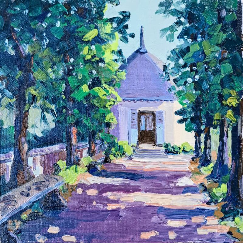 Peinture Le Pavillon d'été  par Aliamus Béatrice  | Tableau Figuratif Paysages Urbain Huile