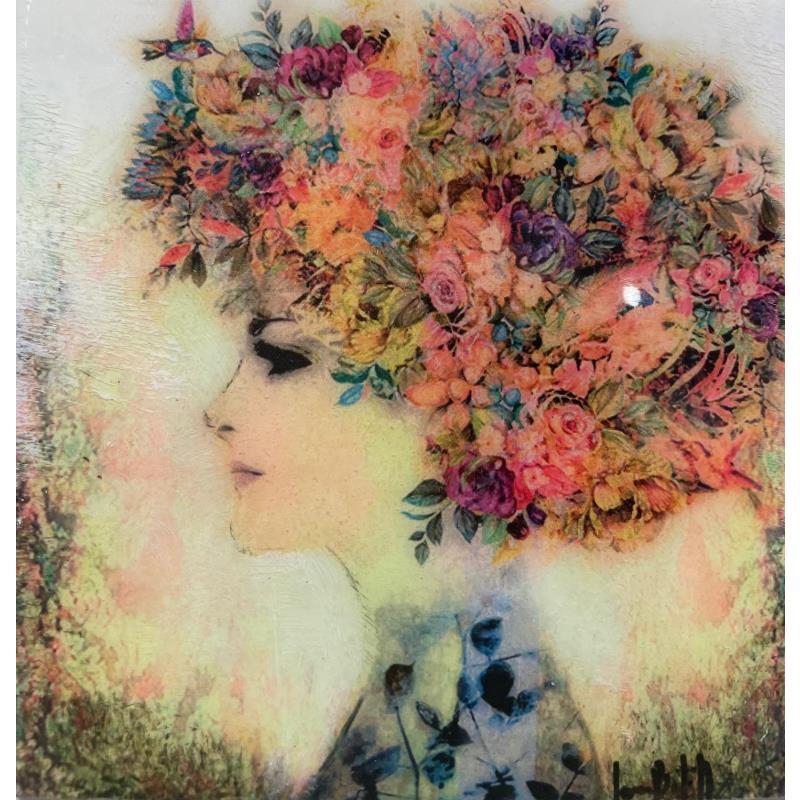 Gemälde Perfil Mio von Bofill Laura | Gemälde Figurativ Porträt Acryl Harz