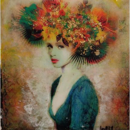 Peinture De Gala Azul par Bofill Laura | Tableau Figuratif Acrylique, Résine Portraits