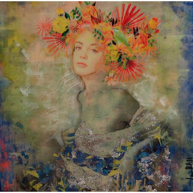 Pintura Ana Sentada por Bofill Laura | Pintura Figurativo Retrato Acrílico Resina