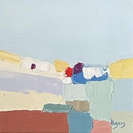 Peinture Emotion 5 par Hirson Sandrine  | Tableau Abstrait Huile Minimaliste, Nature, Paysages