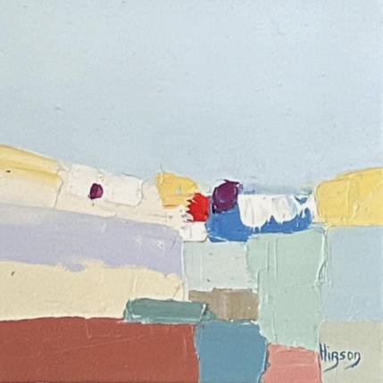 Gemälde Emotion 5 von Hirson Sandrine  | Gemälde Abstrakt Öl Landschaften, Minimalistisch, Natur