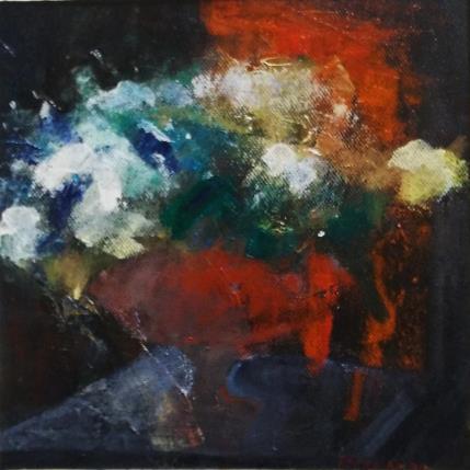 Painting Le vase by Fernando | Painting Figurative Oil Pop icons, Still-life